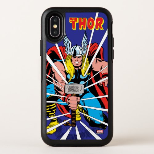 Thor Kneeling With Mjolnir Graphic OtterBox Symmetry iPhone X Case
