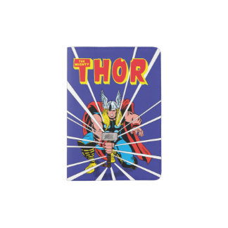 Thor Kneeling With Mjolnir Graphic Passport Holder