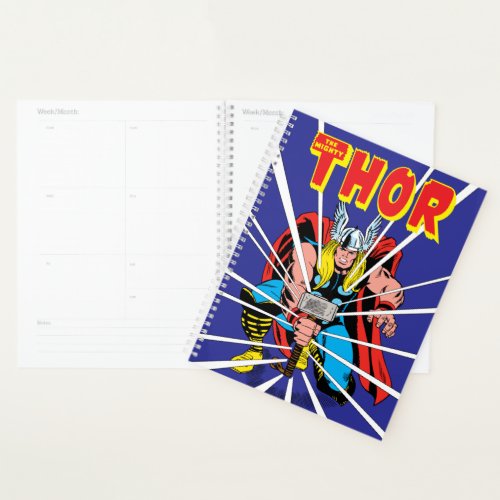 Thor Kneeling With Mjolnir Graphic Planner