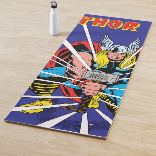 Thor Kneeling With Mjolnir Graphic Yoga Mat