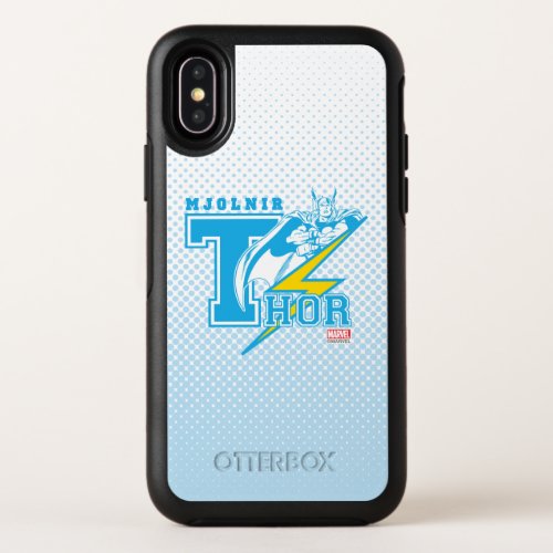 Thor Lightning Collegiate Badge OtterBox Symmetry iPhone X Case