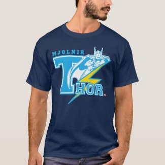 Thor Lightning Collegiate Badge T-Shirt