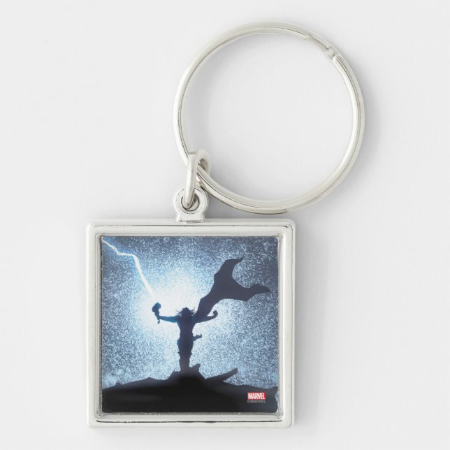 Thor Lightning Comic Panel Keychain (Front)