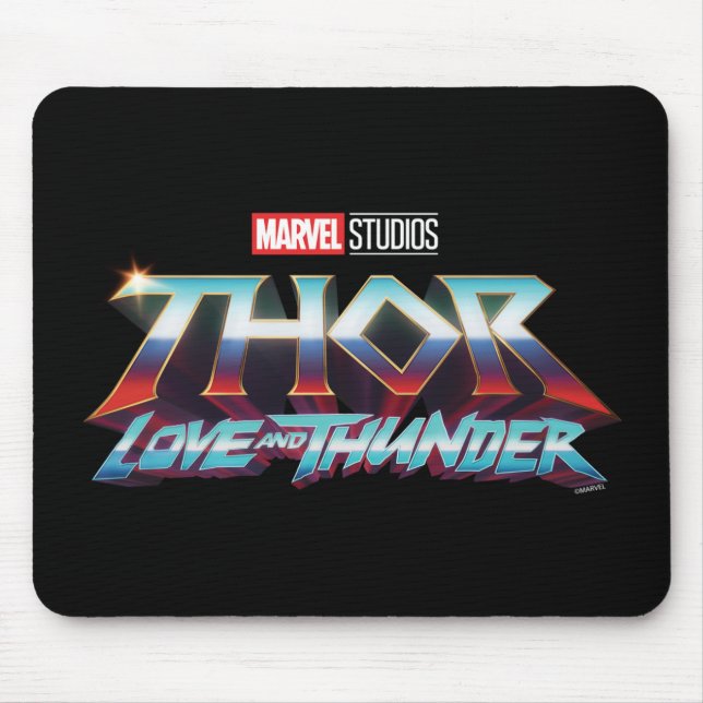 Thor: Love and Thunder Logo Mouse Pad (Front)