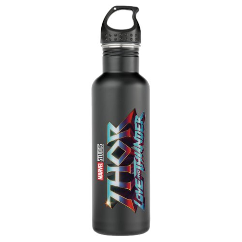 Thor Love and Thunder Logo Stainless Steel Water Bottle