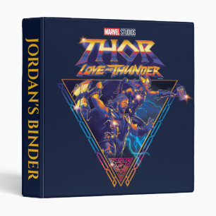 Thor: Love and Thunder Prismatic Triangle Graphic 3 Ring Binder