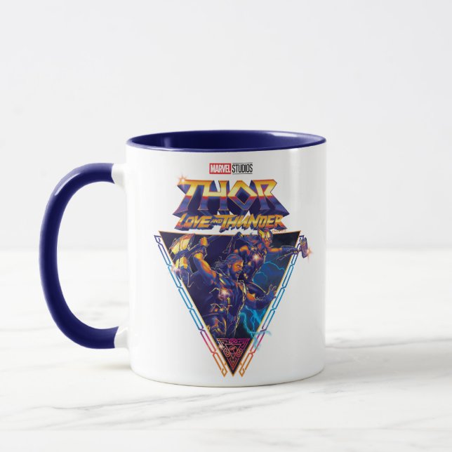 Thor: Love and Thunder Prismatic Triangle Graphic Mug (Left)