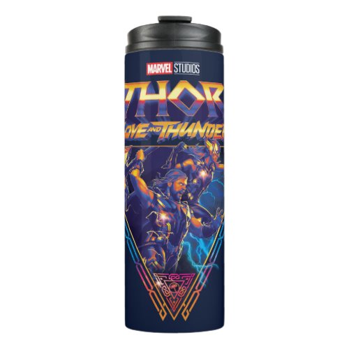 Thor Love and Thunder Prismatic Triangle Graphic Thermal Tumbler