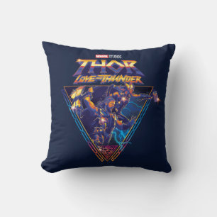 Thor: Love and Thunder Prismatic Triangle Graphic Throw Pillow
