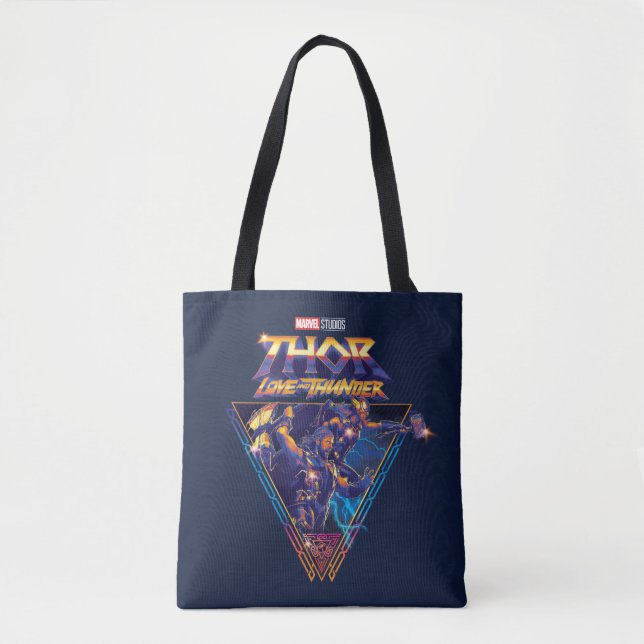 Thor: Love and Thunder Prismatic Triangle Graphic Tote Bag (Front)