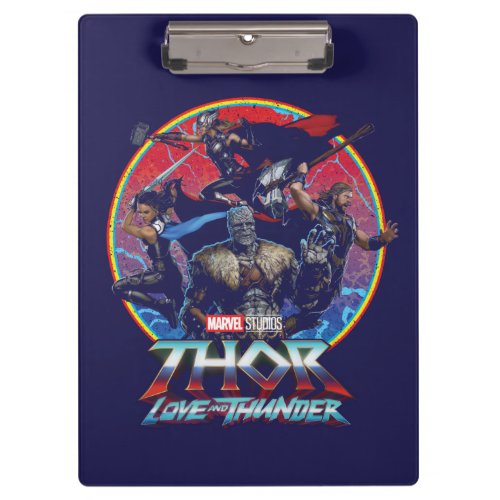 Thor Love and Thunder Retro Group Graphic Clipboard