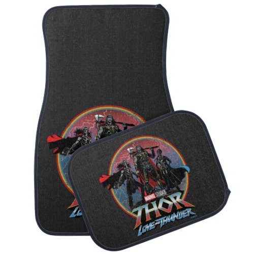 Thor Love and Thunder Vintage Group Graphic Car Floor Mat