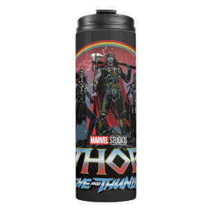 Thor: Love and Thunder Vintage Group Graphic Thermal Tumbler
