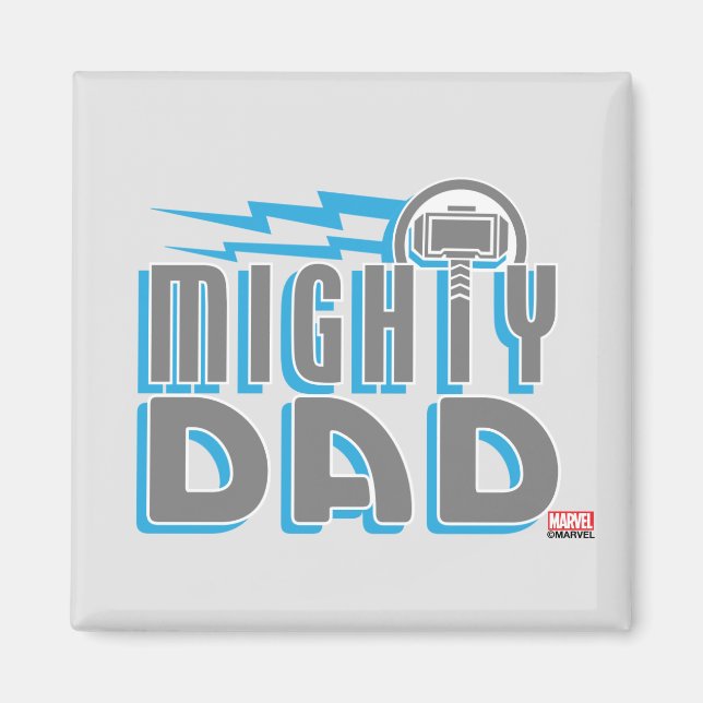 Thor | Mighty Dad Magnet (Front)
