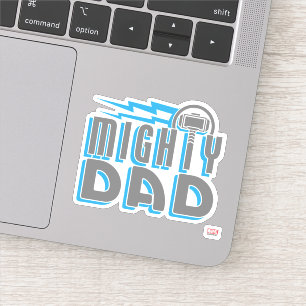 Thor   Mighty Dad Sticker