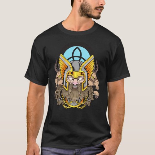 Thor Norse God Asatru Viking T_Shirt
