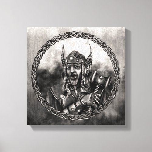 Thor _ Norse God of thunder Canvas Print