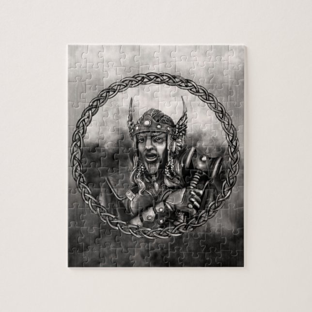 Thor - Norse God of thunder Jigsaw Puzzle (Vertical)