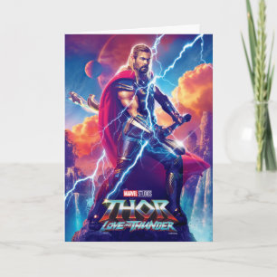 Thor on Mountain Top Card