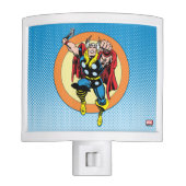 Thor Punch Attack Retro Graphic Night Light (Front)