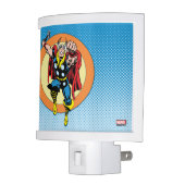 Thor Punch Attack Retro Graphic Night Light (Left)