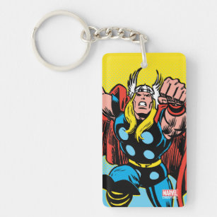 Thor Punching Attack Keychain