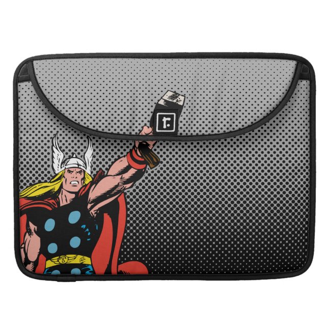 Thor Raising Mjolnir Sleeve For MacBooks (Front Closed)