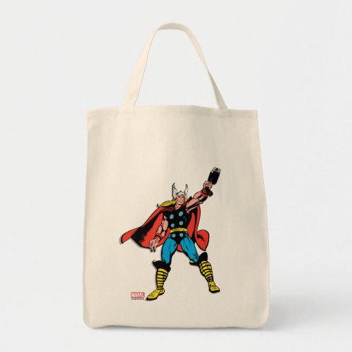 Thor Raising Mjolnir Tote Bag