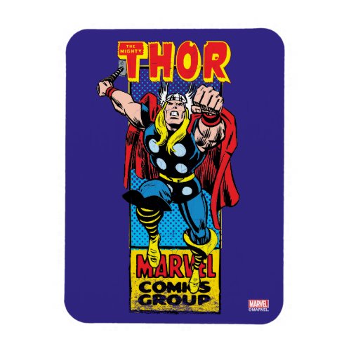 Thor Retro Comic Graphic Magnet