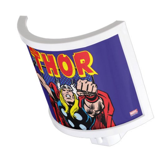 Thor Retro Comic Graphic Night Light (Angled)