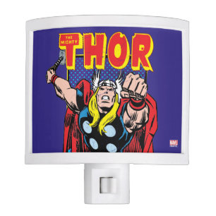 Thor Retro Comic Graphic Night Light