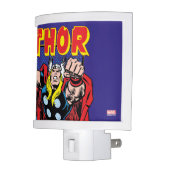 Thor Retro Comic Graphic Night Light (Left)