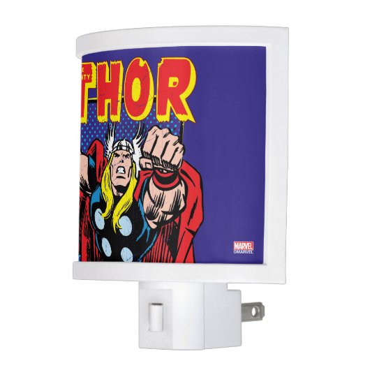 Thor Retro Comic Graphic Night Light (Left)