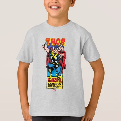 Thor Retro Comic Graphic T_Shirt