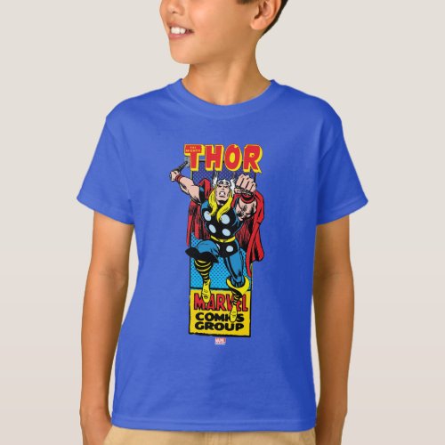 Thor Retro Comic Graphic T_Shirt