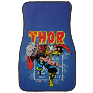 Thor Retro Comic Price Graphic Car Floor Mat