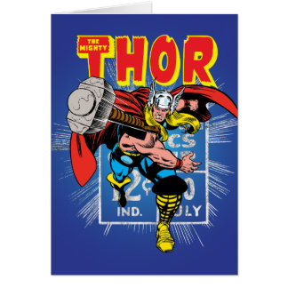 Thor Retro Comic Price Graphic Cards