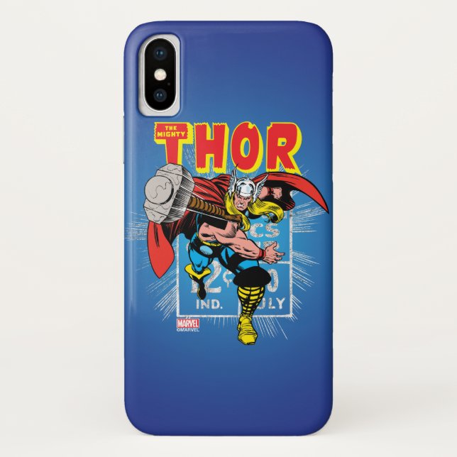 Thor Retro Comic Price Graphic Case-Mate iPhone Case (Back)