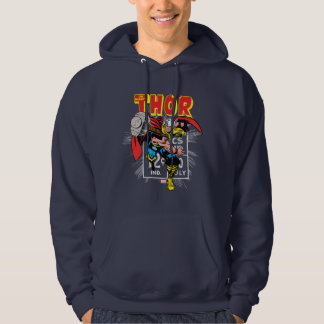 Thor Retro Comic Price Graphic Hoodie
