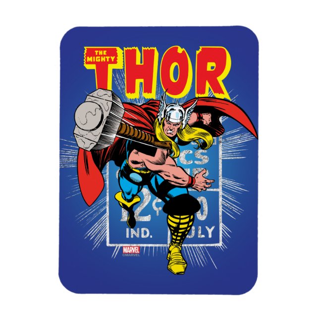 Thor Retro Comic Price Graphic Magnet (Vertical)