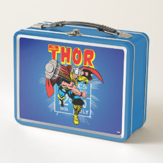Thor Retro Comic Price Graphic Metal Lunch Box