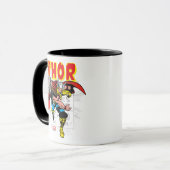 Thor Retro Comic Price Graphic Mug (Front Left)