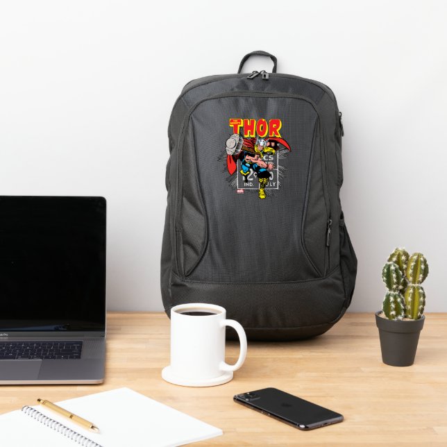 Thor Retro Comic Price Graphic Port Authority® Backpack (Insitu)