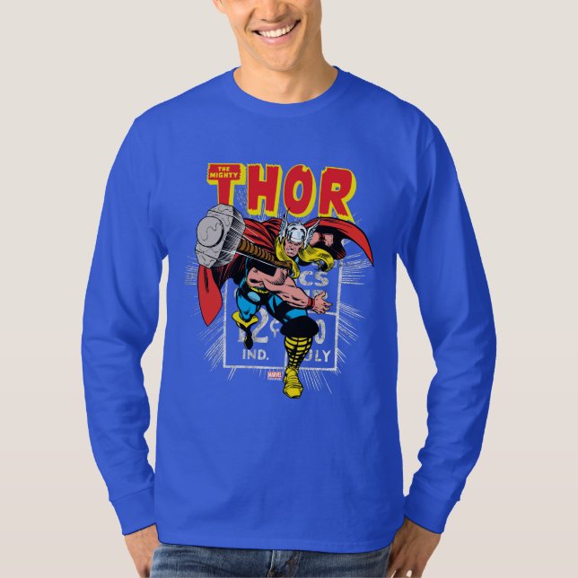 Thor Retro Comic Price Graphic T-Shirt (Front)