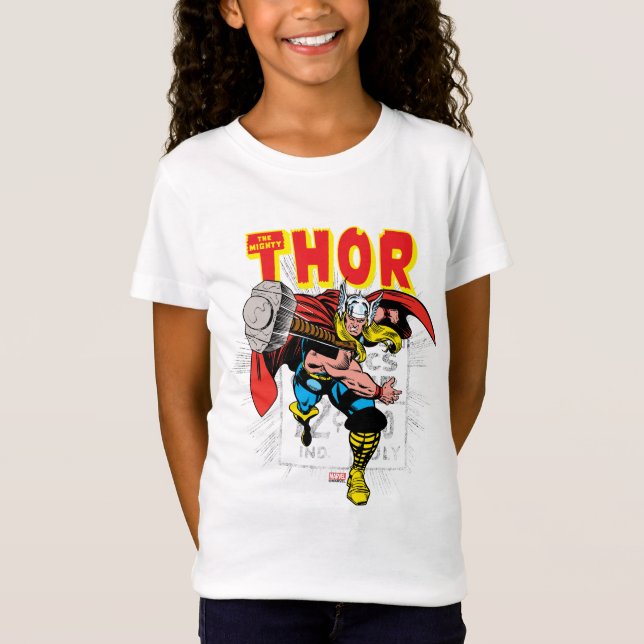 Thor Retro Comic Price Graphic T-Shirt (Front)