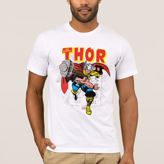 Thor Retro Comic Price Graphic T-Shirt (Front)