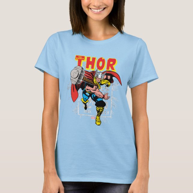 Thor Retro Comic Price Graphic T-Shirt (Front)