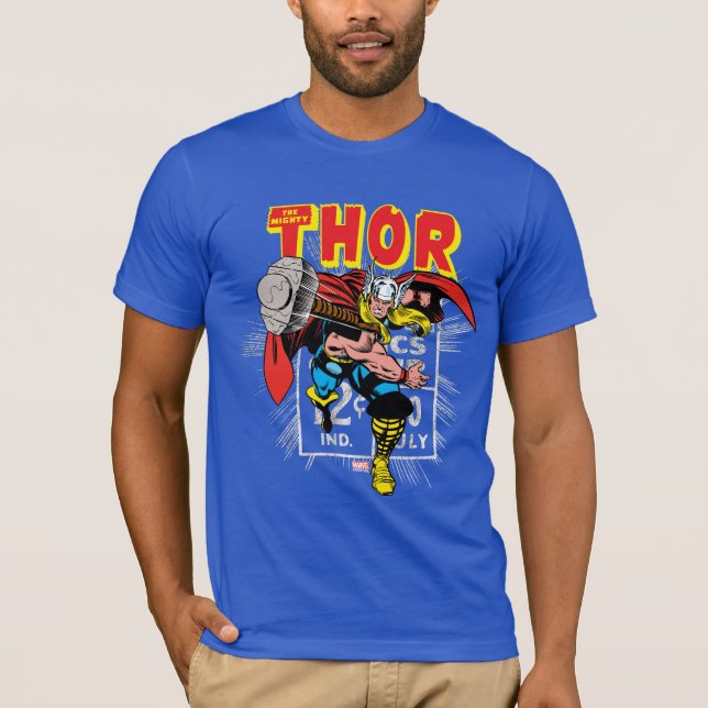 Thor Retro Comic Price Graphic T-Shirt (Front)