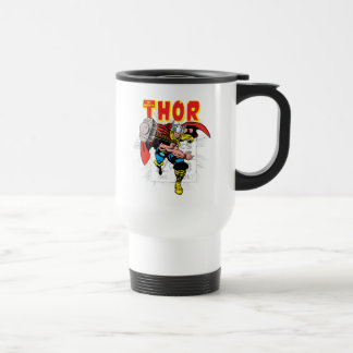 Thor Retro Comic Price Graphic Travel Mug