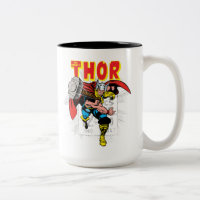 Thor Retro Comic Price Graphic Two-Tone Coffee Mug